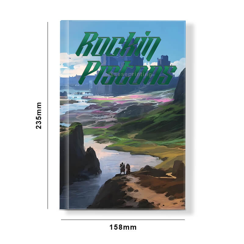 Personalized Hardback Books with Foil Stamping and Sprayed Edges Design 6