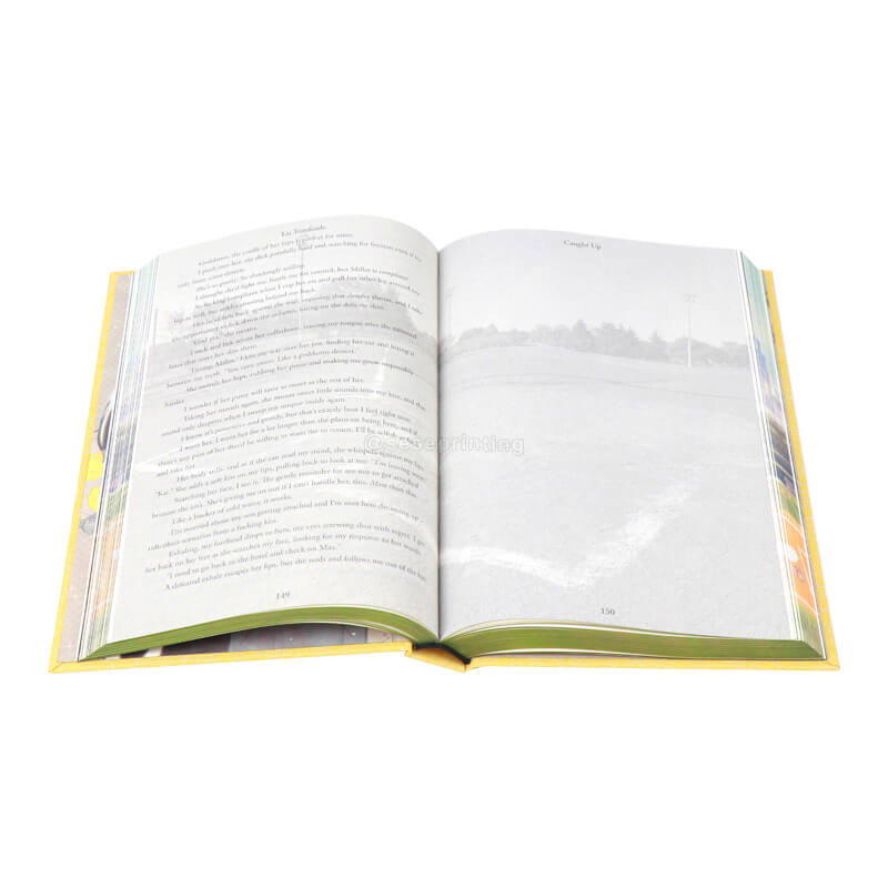 Hardcover Linen Special Edition Book Set Printed with Stenciled Edges 8