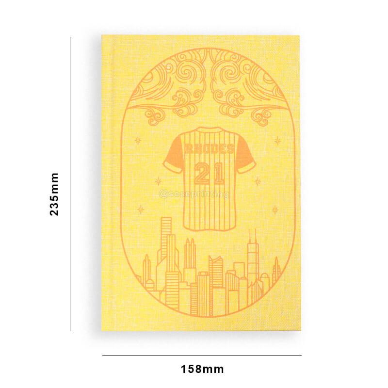 Hardcover Linen Special Edition Book Set Printed with Stenciled Edges 6