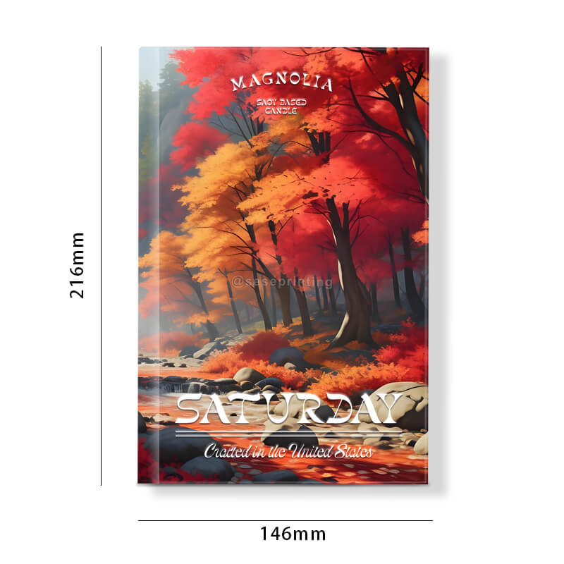 Special Edition Hardcover Fiction Novel with Pattern Sprayed Edges 6