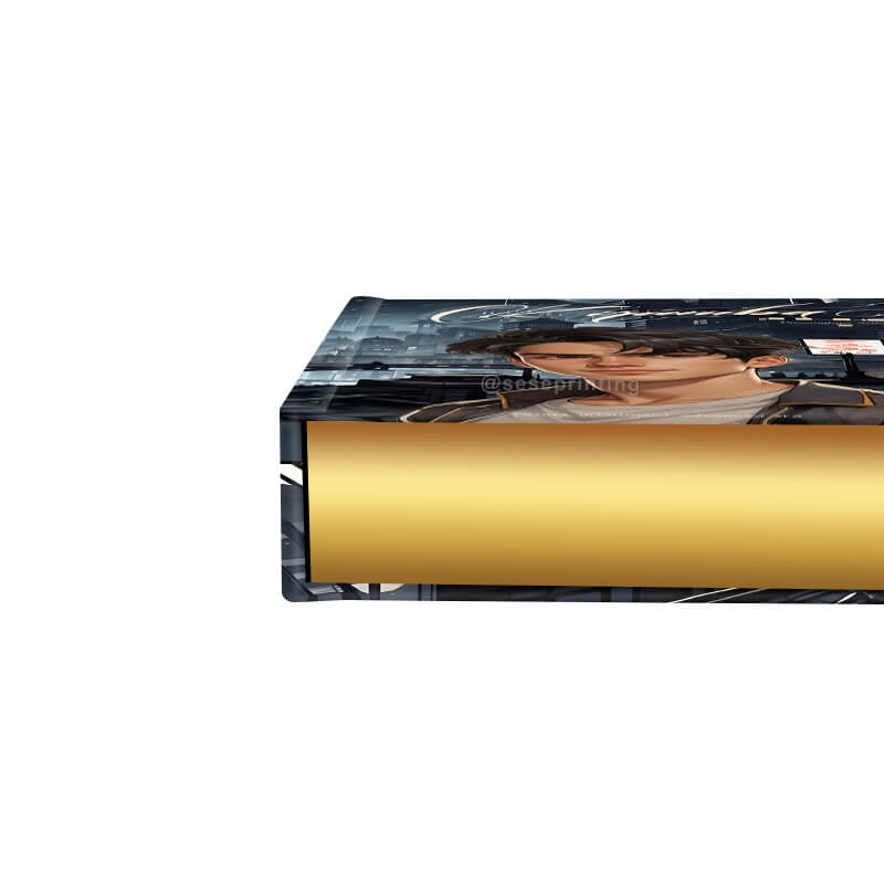 Publishing Hardcovers with Gold Foil on Cover and Gilded Edges 10