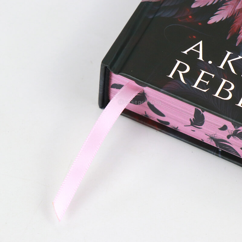 Special Editions of My Novel with Holographic Foil on Cover, Sprayed Edges and Ribbon 11