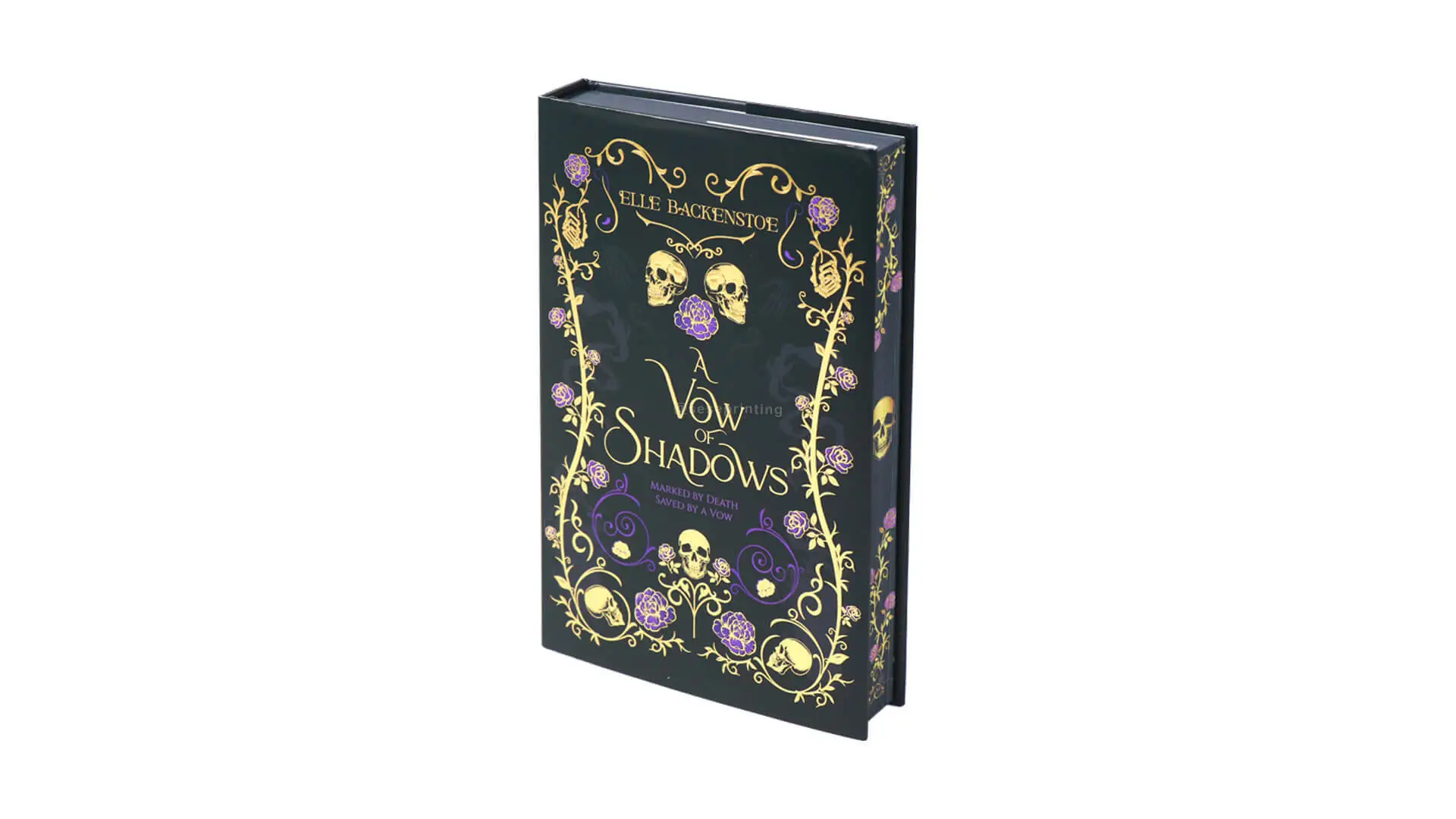 Hardcover Book with Image Sprayed Edges, Printed Dust Jackets and Foiled Covers 1
