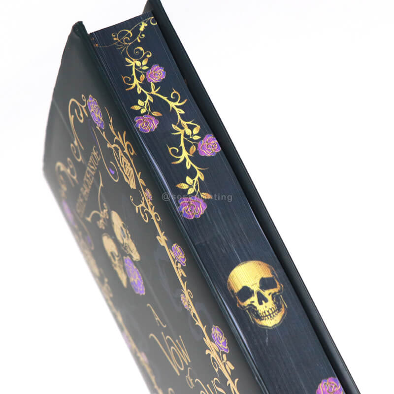 Hardcover Book with Image Sprayed Edges, Printed Dust Jackets and Foiled Covers 10