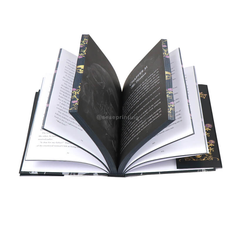 Hardcover Book with Image Sprayed Edges, Printed Dust Jackets and Foiled Covers 7