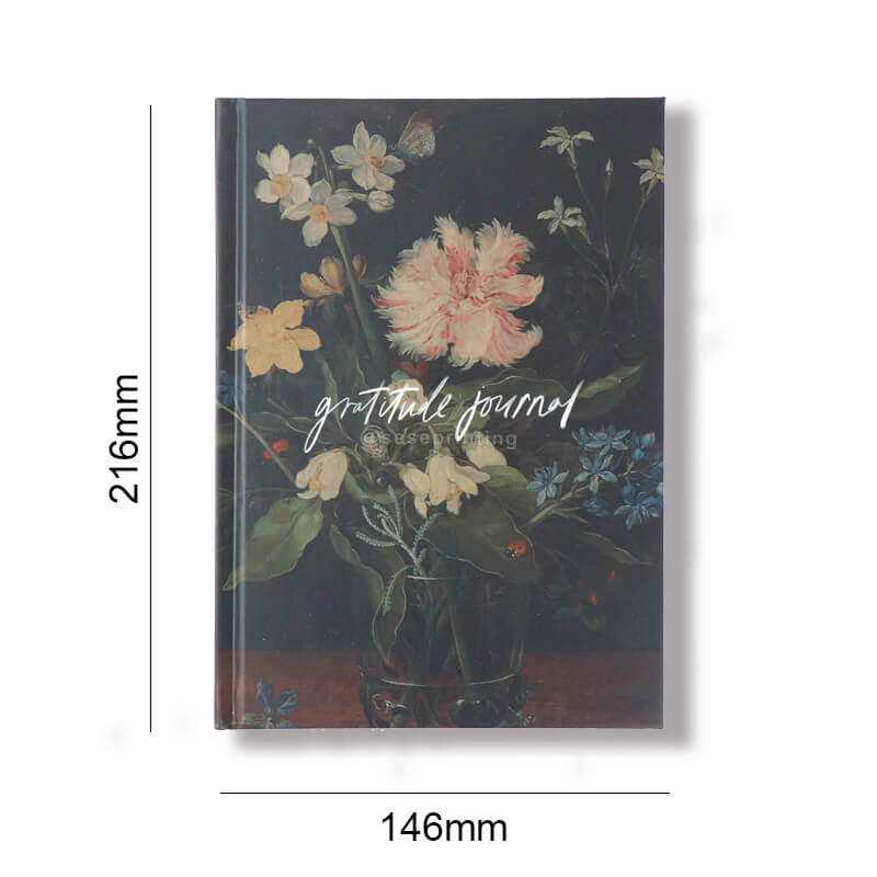 Custom Hardcover Grateful Journal Printing Daily Self Care Planner 6