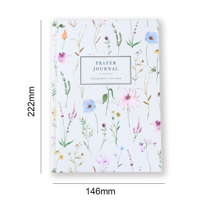 Create Your Own Notebook Hardcover Prayer Journal with Custom Pages 6