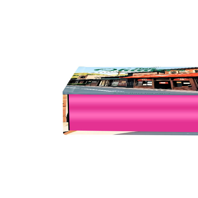 Make Your Own Hard Cover Book with Foiling Cover and Sprayed Edges 10