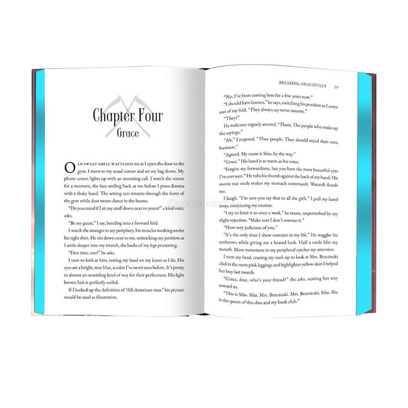 Custom Foil Hardcover Limited Editions Book Printing Sprayed Edges 7