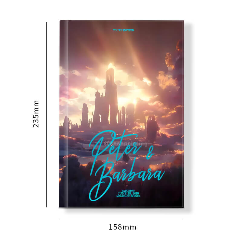 Custom Foil Hardcover Limited Editions Book Printing Sprayed Edges 6