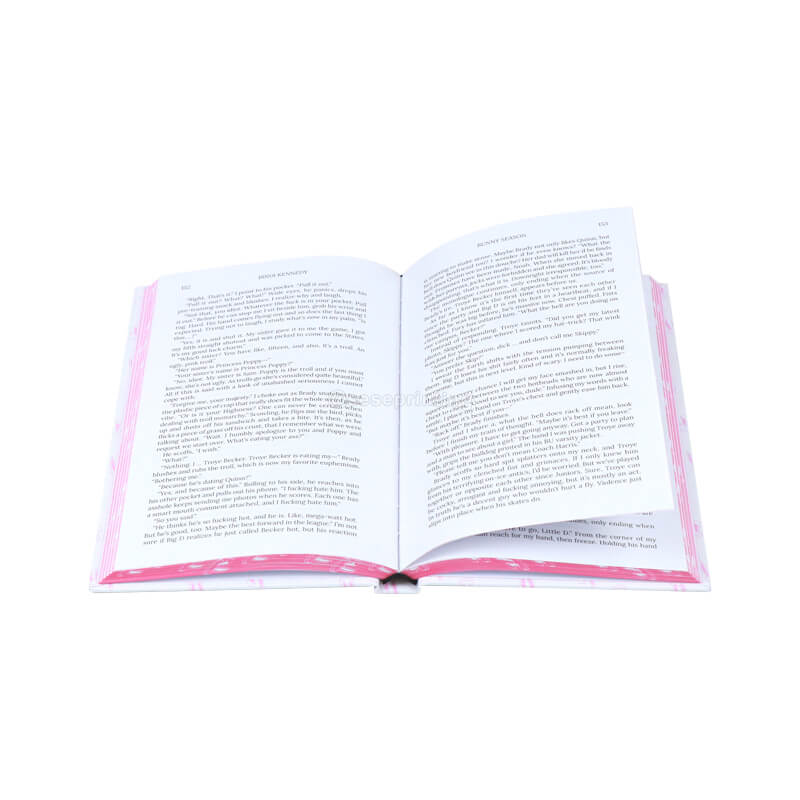 Hardcover Books Printed Special Editions with Pink Sprayed Edges 7