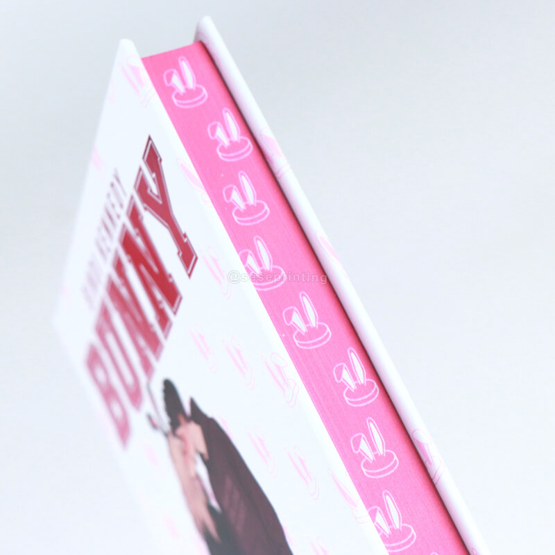 Hardcover Books Printed Special Editions with Pink Sprayed Edges 9