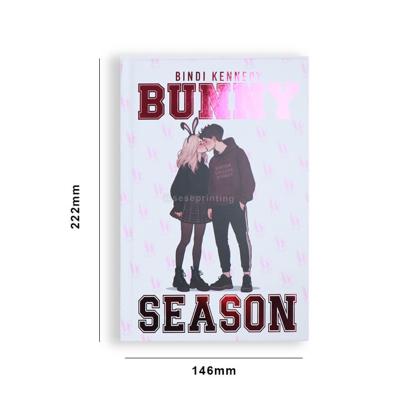 Hardcover Books Printed Special Editions with Pink Sprayed Edges 6