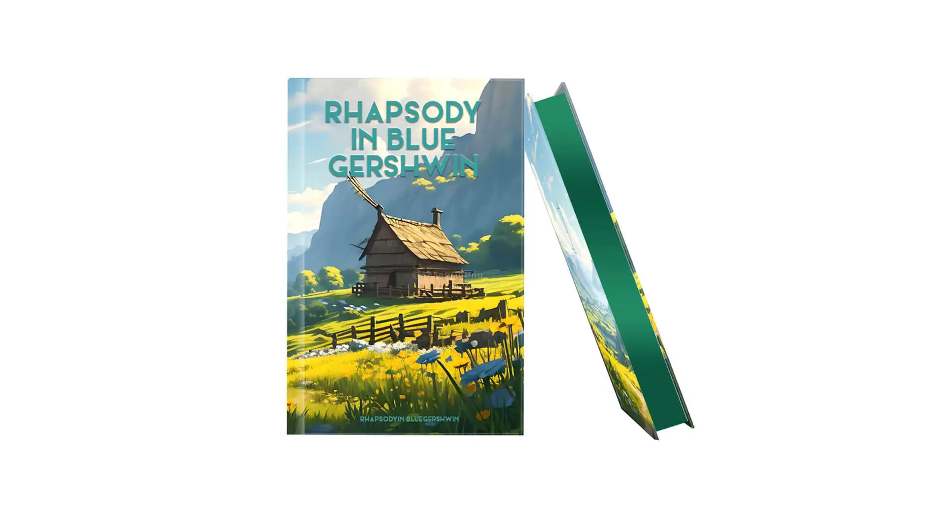 Bespoke Books Printed with Foil Covers and Sprayed/Stenciled Edges 1