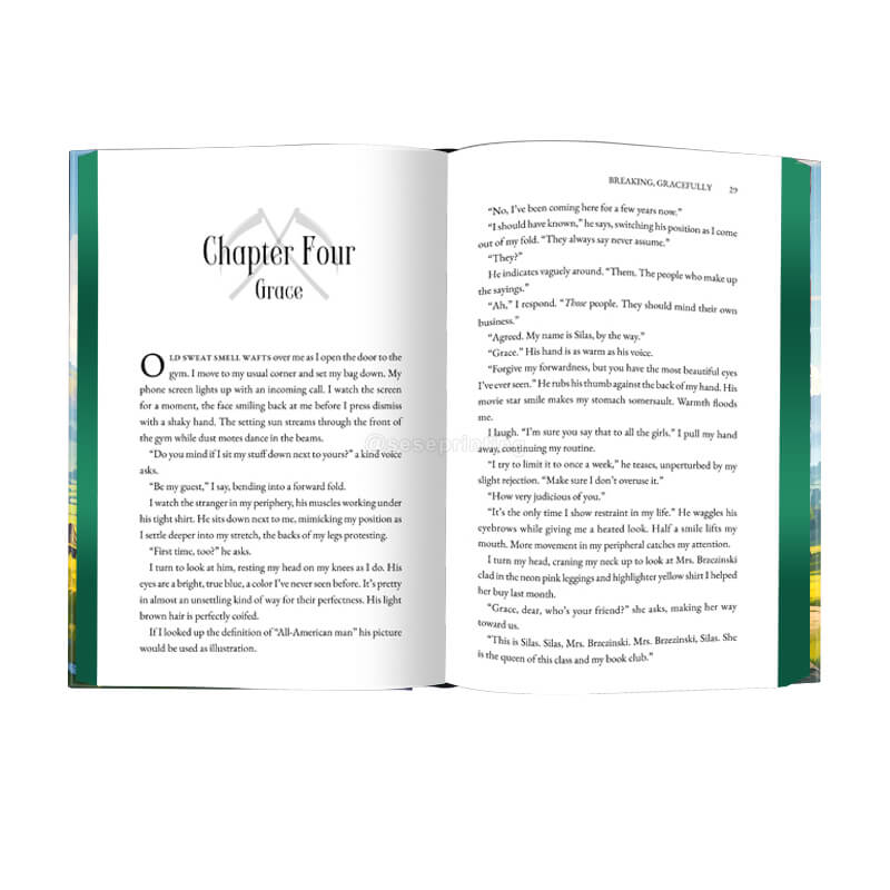 Bespoke Books Printed with Foil Covers and Sprayed/Stenciled Edges 7