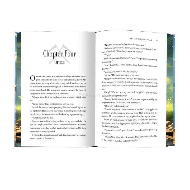 Create Your Own Foil Hardcover Fiction Books with Sprayed Edges 7