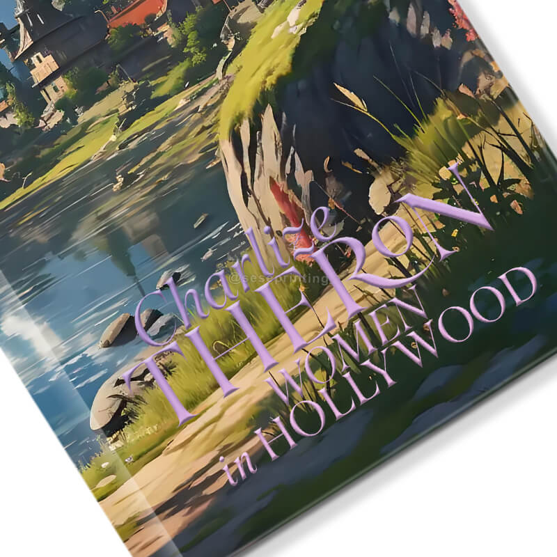 Create Your Own Foil Hardcover Fiction Books with Sprayed Edges 8