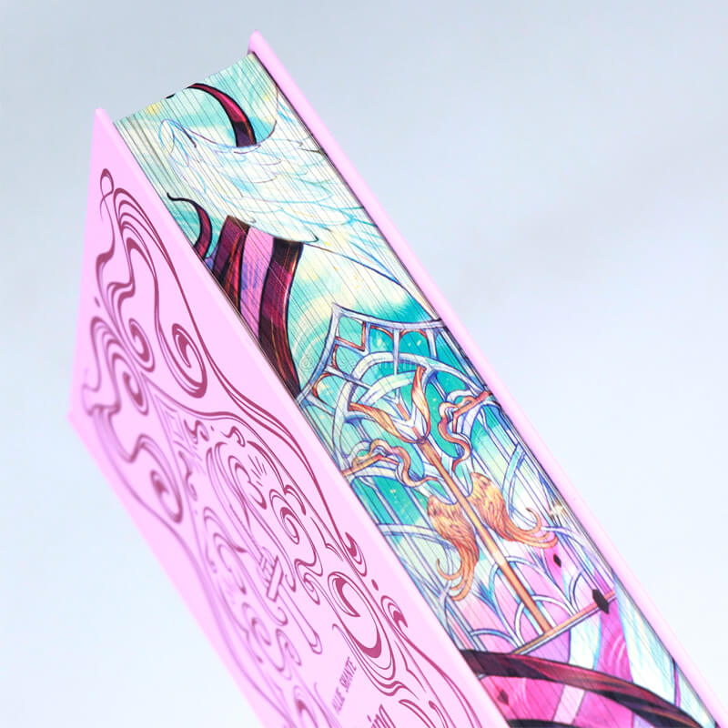 Hardback Special Edition Book with Stencilled Edges and Foiling Covers 9