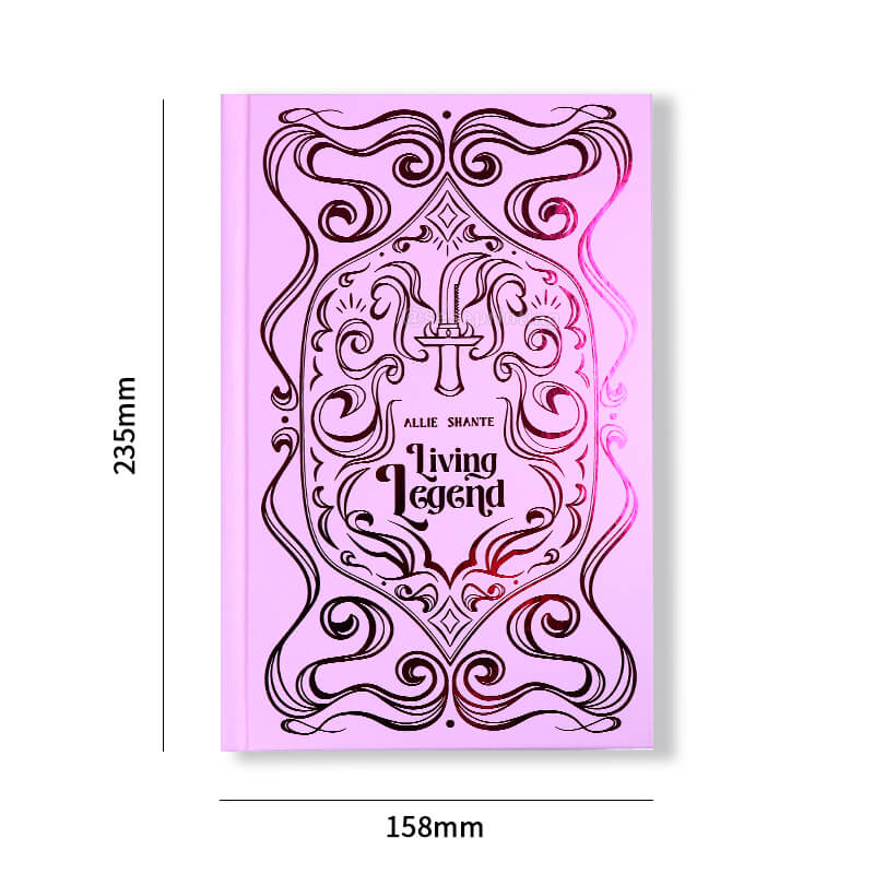 Hardback Special Edition Book with Stencilled Edges and Foiling Covers 6