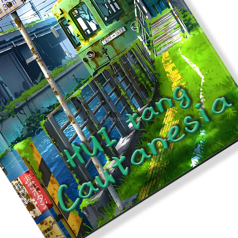 Black and White Pages Hardcover Book with Foil on Cover and Sprayed Edges 8