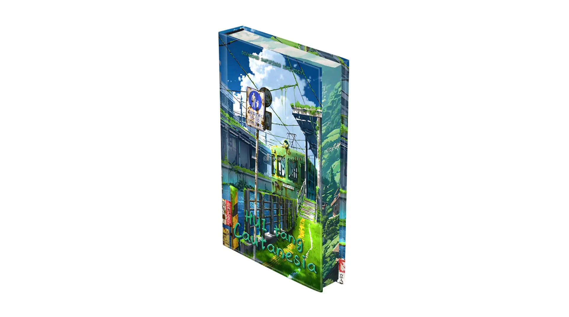 Black and White Pages Hardcover Book with Foil on Cover and Sprayed Edges 1