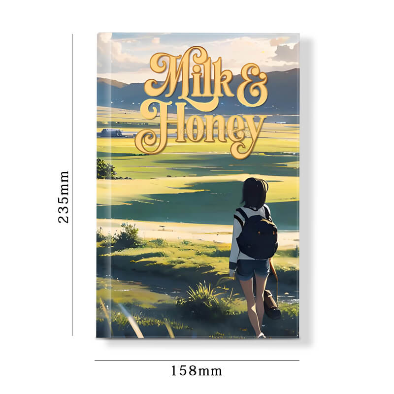 Foil Special Editions Hardcover Book with Pattern Stenciled Edges 6