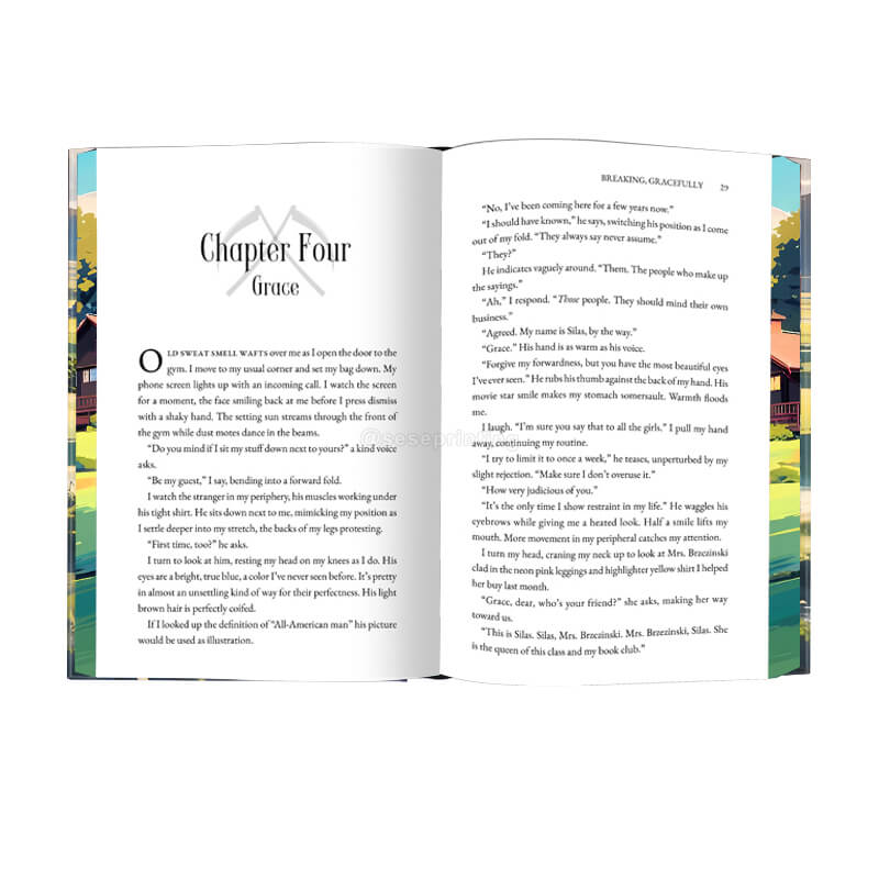 Foil Special Editions Hardcover Book with Pattern Stenciled Edges 7