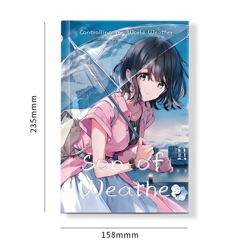 Special Edition Hardback Book with Custom Full Color Sprayed Edges 6