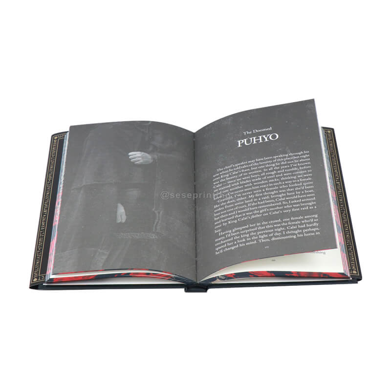 Black and White Interior Hardcover Copies with Foil Dust Jacket and Sprayed Edges 7