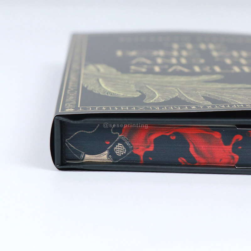 Black and White Interior Hardcover Copies with Foil Dust Jacket and Sprayed Edges 11