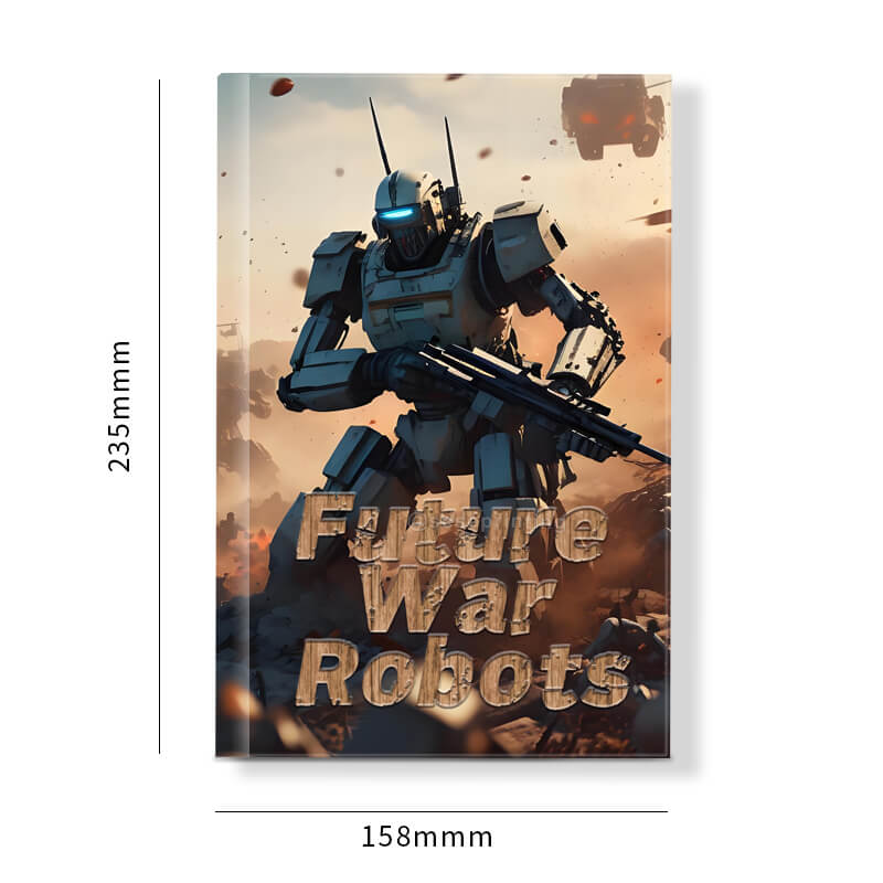 Hardcover Book with Foil Words on the Cover and Sprayed Edges 6