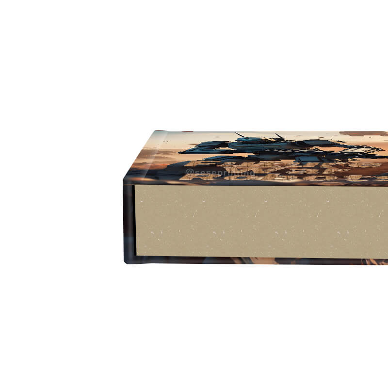 Hardcover Book with Foil Words on the Cover and Sprayed Edges 10