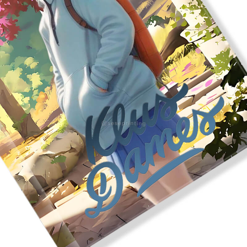 Black and White Interior Hardback Book with Foiling Covers and Sprayed Edges 8