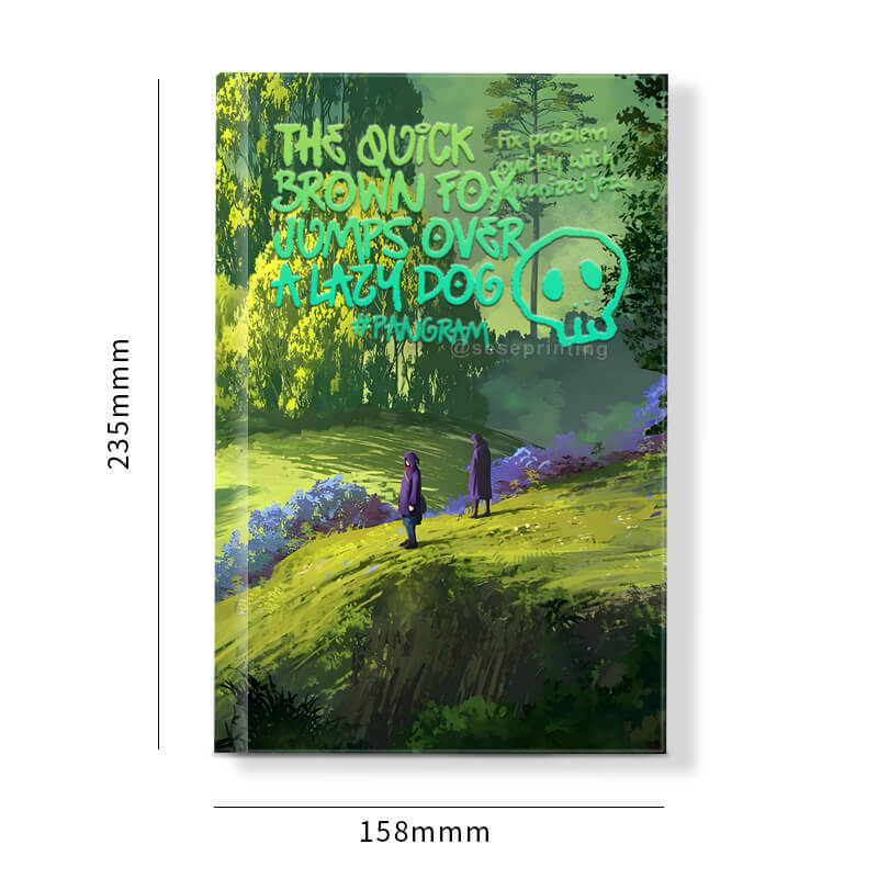 Hardcover Special Edition Novel with Foil on Cover and Gilded Edges 6