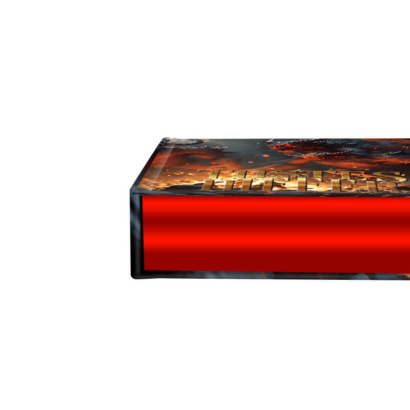 Gold Foil Stamping Hardcover Book Printed with Custom Sprayed Edges 10