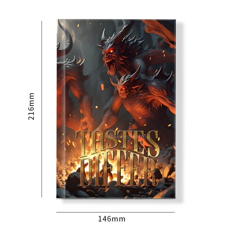 Gold Foil Stamping Hardcover Book Printed with Custom Sprayed Edges 6