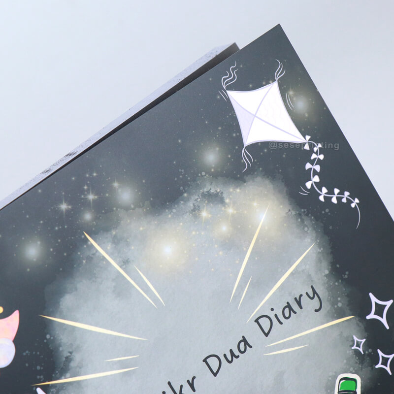 Black and White Printing Softcover Journal Custom Diary Notebook 8