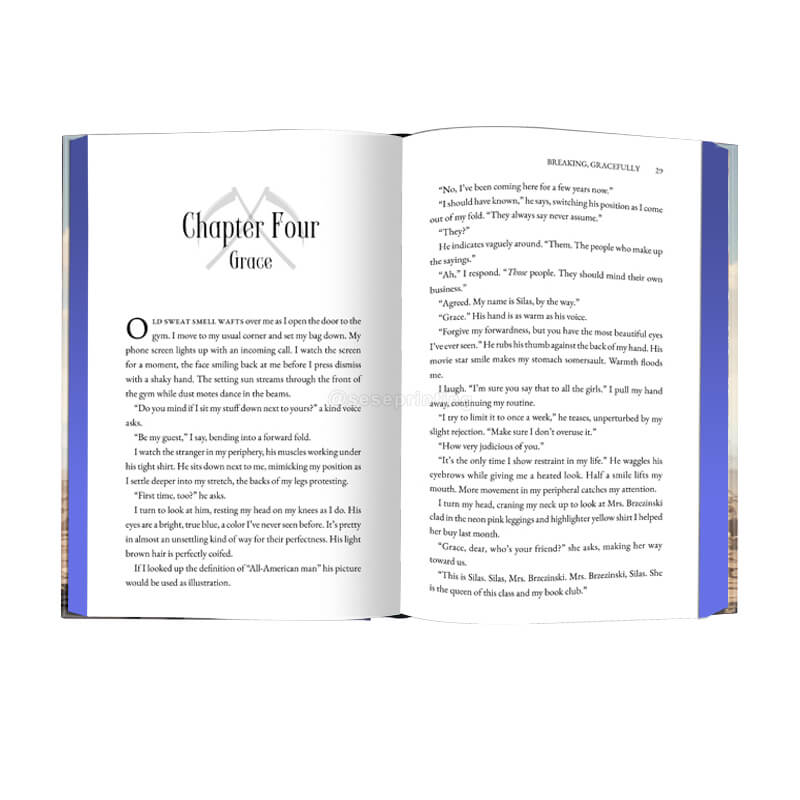 Hardback Binding Special Edition Book with Foil on Cover and Sprayed Edges 7