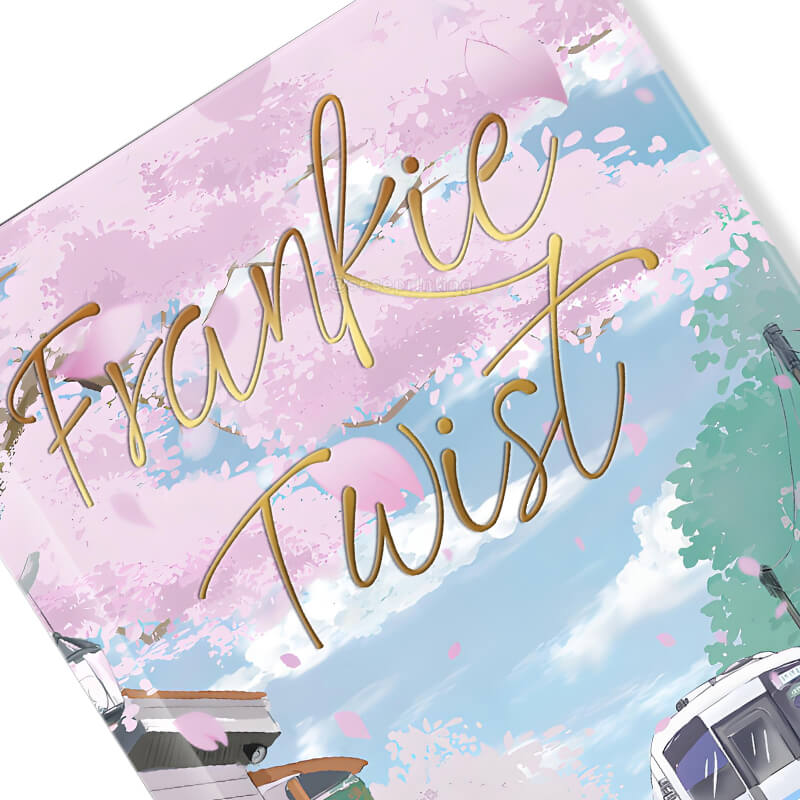 Hardcover Special Edition Book with Gold Foil Cover and Sprayed Edges 8