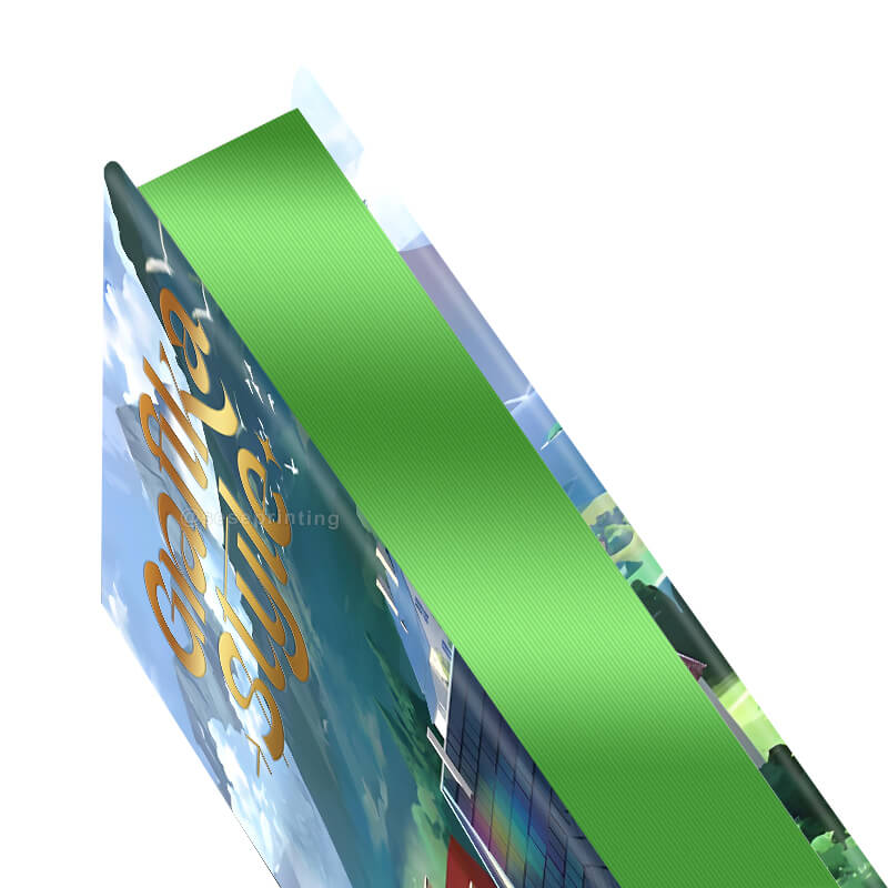 Black and White Printing Hardback Book with Gold Foil and Sprayed Edges 9