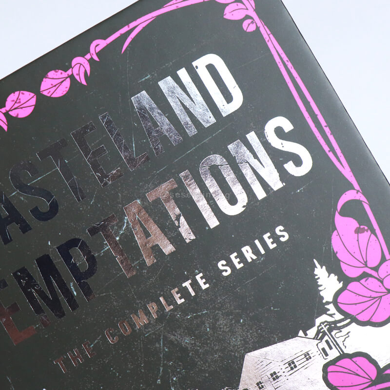 Foil Hardcover Book with Sprayed Edges and Printed Colored End Papers 9