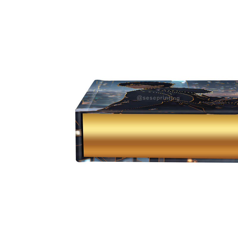 Design Your Hardcover Book with Gold Foil Stamping and Sprayed Edges 10