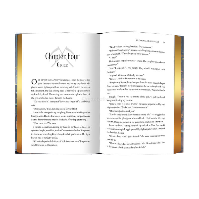 Design Your Hardcover Book with Gold Foil Stamping and Sprayed Edges 7