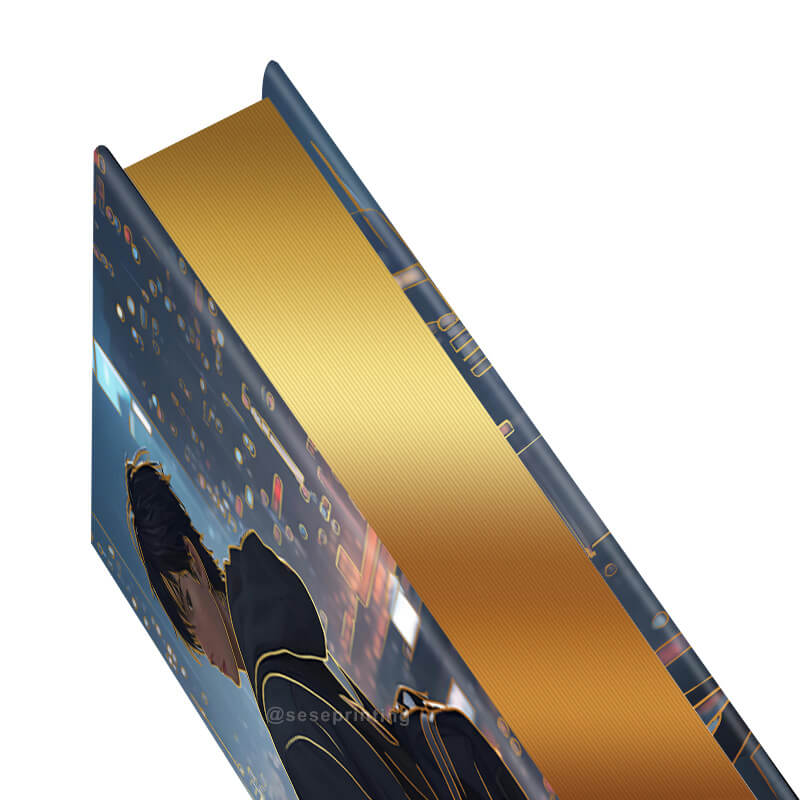 Design Your Hardcover Book with Gold Foil Stamping and Sprayed Edges 9