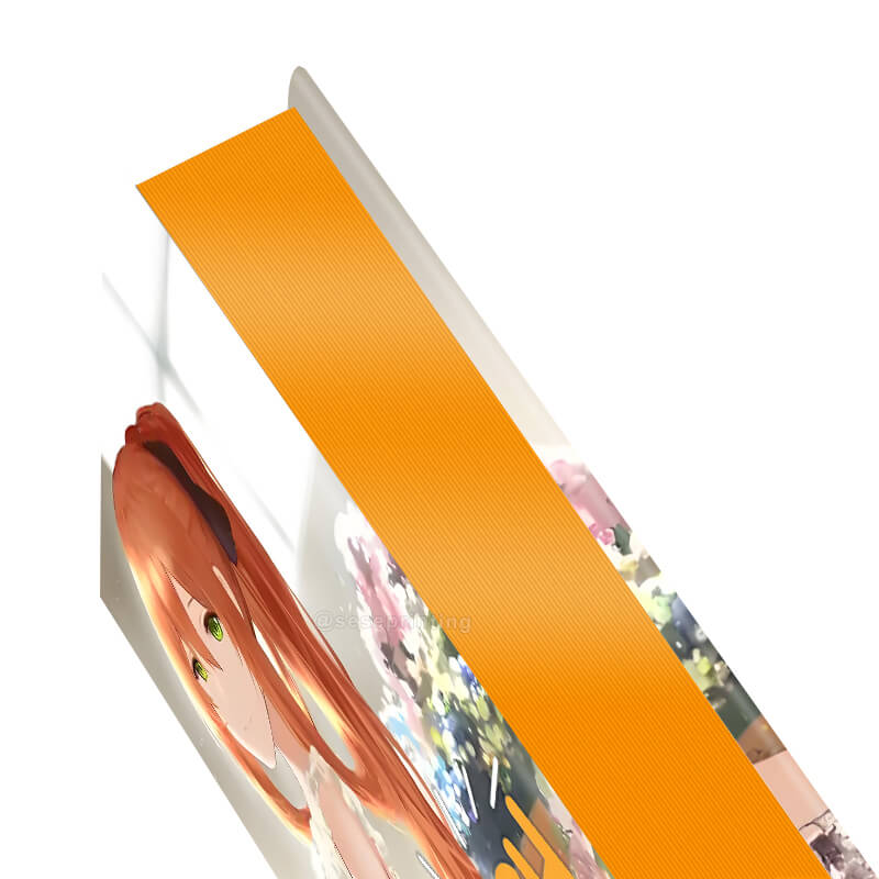 Black and White Interior Special Hardcover Book with Sprayed Edges 9