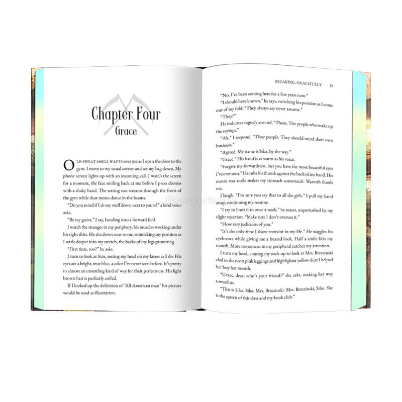 Special Edition Collection Hardcover Book Printing Sprayed Edges 7