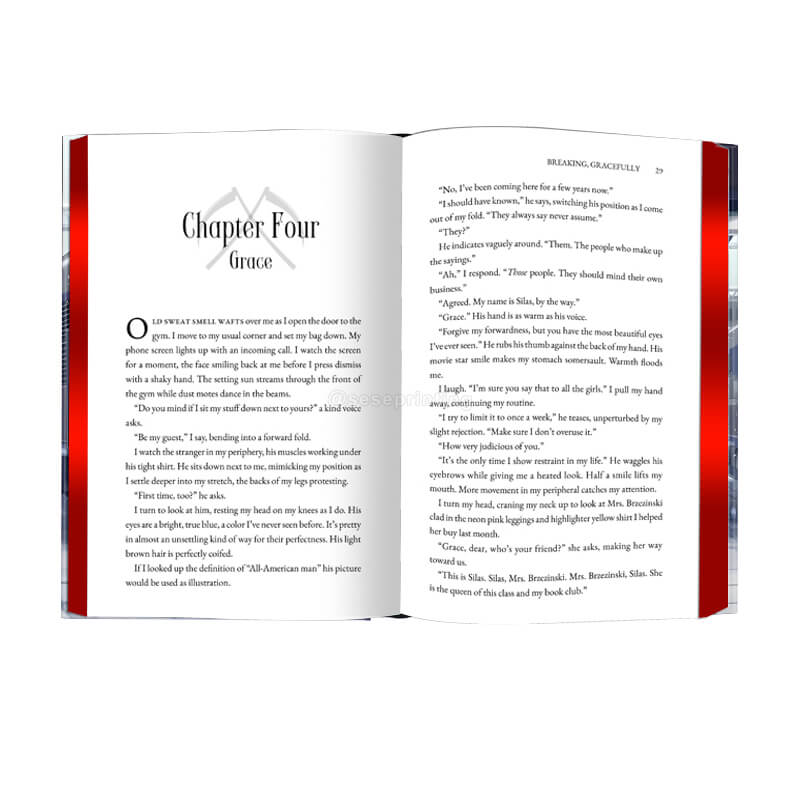 Self-Publishing Novel Printed Sprayed Edges Hardback Fiction Books 7