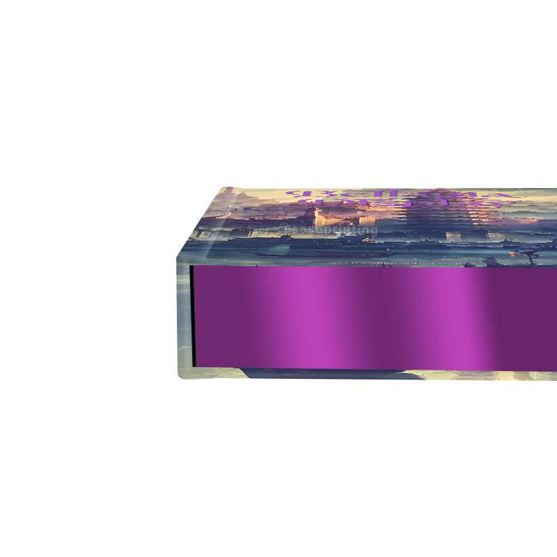 Created Hardcover Book Printed with Foil on Cover and Foiled Edges 10