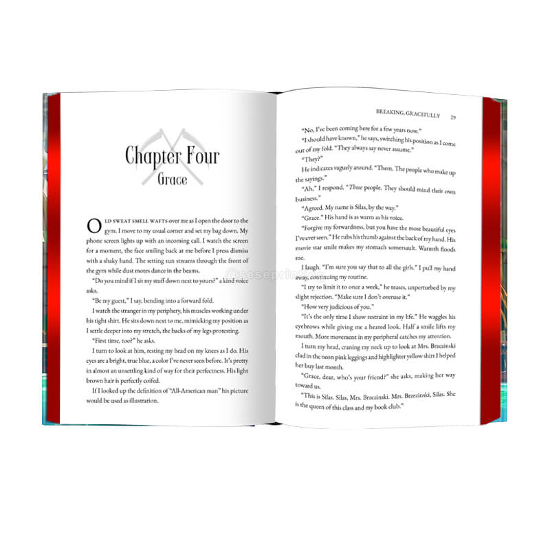 Special Edition Books with Red Sprayed Edges for Authors Publishers 7