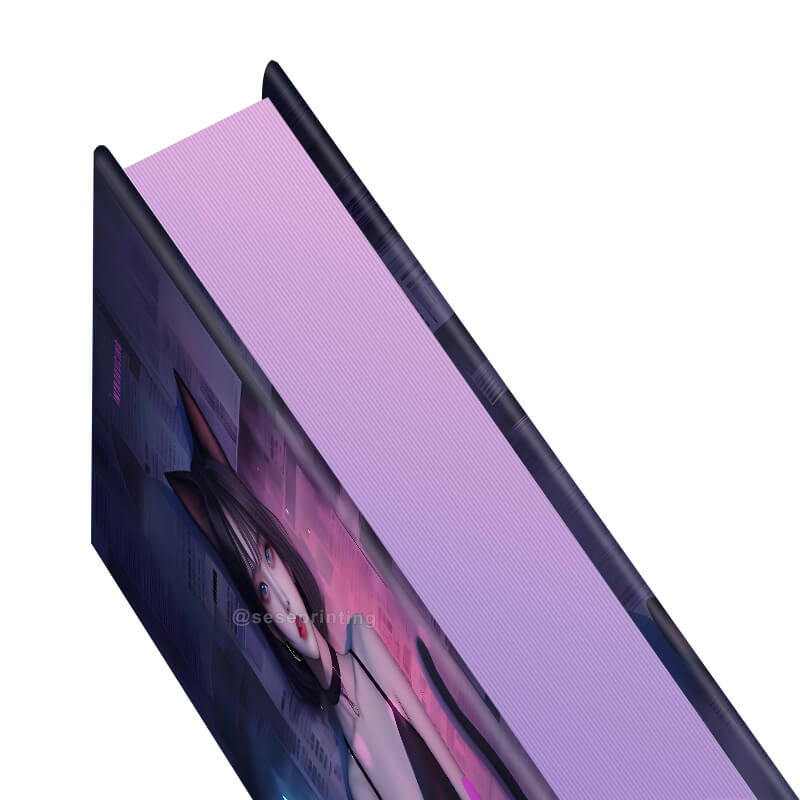 Deluxe Version of Fantasy Romance Book Printed with Sprayed Edges 9